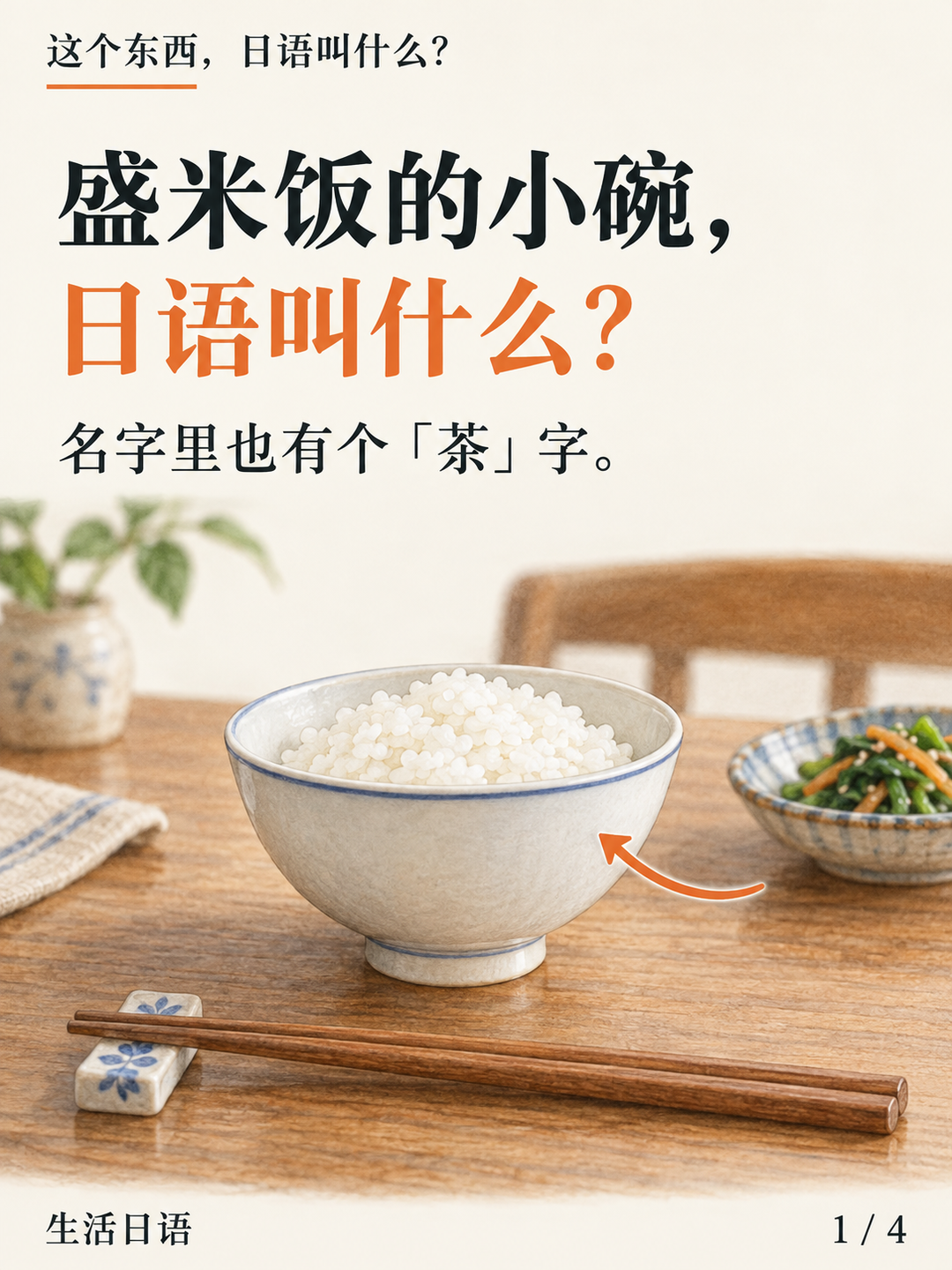 日语里的「茶碗」,也能用来吃饭? · 先认一认